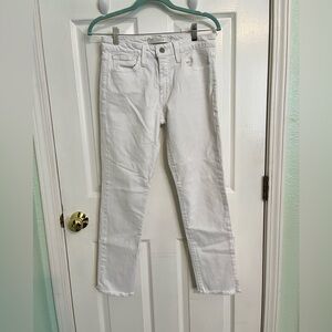 Joe's Jeans Lara Mid Rise Ankle - White, Size 26
